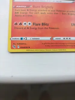 Pokemon TCG Charizard Pokemon Go 010/078 Holo Card - Image 5