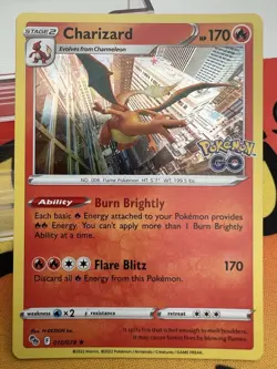 Pokemon TCG Charizard Holo 010/078 English Pokemon GO NM-MINT - Image 1