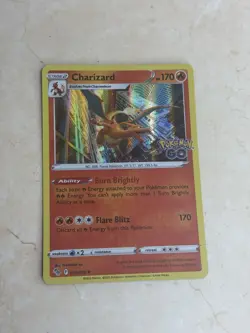 Pokemon TCG Charizard 010/078 Pokemon GO Holo - Image 1