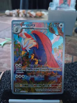 Braviary 214/191 Sv08: Surging Sparks Holo Pokemon Card - Image 1