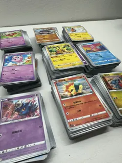 Pokemon Card Lot 3lbs Random Non-Holo Bulk - Simplified Chinese - Image 2