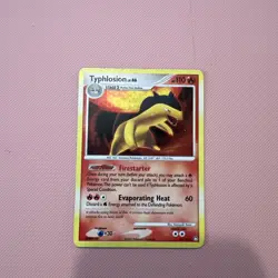 Pokemon Typhlosion TCG Mysterious Treasures Holo Card 16/123 Rare hp - Image 1