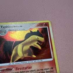 Pokemon Typhlosion TCG Mysterious Treasures Holo Card 16/123 Rare hp - Image 3