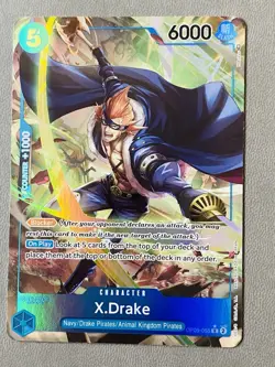 X.Drake Alternate Art OP05-055 R* Awakening of the New Era Card - Image 1
