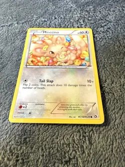 Pokemon Card Minccino Legendary Treasures Radiant Collection RC18/RC25 Starfoil - Image 3