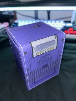 Gengar Deck Box Premium Pokemon TCG Card Case Gameboy Inspired Holder - Image 2