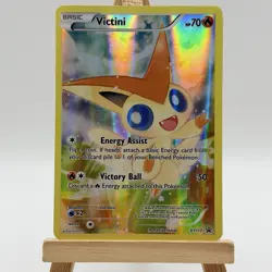 Victini XY117 Black Star Promo XY Pokemon Card Mythical Collection 2016 - Image 1