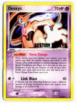 Deoxys (Normal Forme) Stamped 016/107 Miscellaneous Cards & Products Pokemon - Image 1