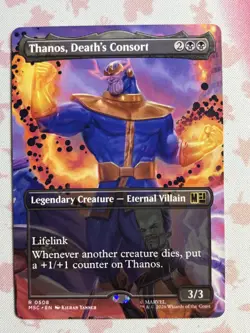 Thanos, Death's Consort (Borderless) Commander: Marvel Super Heroes Regular - Image 1