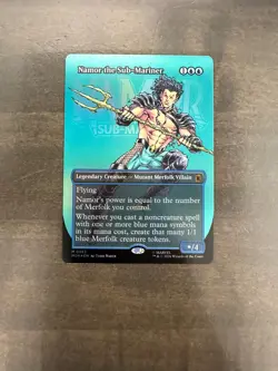 Magic: The Gathering Namor the Sub-Mariner Marvel Alt Art Mythic Foil #0362 EN - Image 1