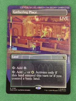 MTG Gathering Place (Borderless) Foil - Marvel's Super Heroes - Image 3