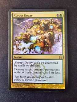 Abrupt Decay 141/274 - Return to Ravnica - Magic: The Gathering - (LP) - Image 1