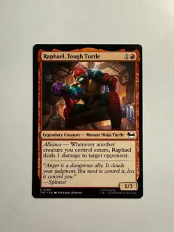 Raphael, Tough Turtle 0104 MTG Teenage Mutant Ninja Turtles - Image 1