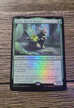Kona, Rescue Beastie (0187) Duskmourn: House of Horror Foil - Image 1
