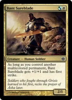 1x Bant Sureblade - Foil MTG - Alara Reborn - NM-Mint - Image 1