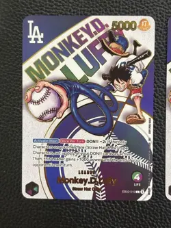 One Piece Card Dodgers Luffy for Ornamental Use - Image 2