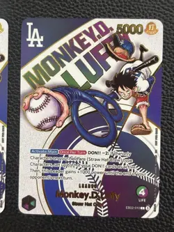 One Piece Card Dodgers Luffy for Ornamental Use - Image 3