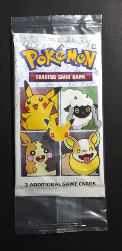 Pokemon 25th Anniversary Sealed Booster Pack General Mills Promo Cards - Image 1