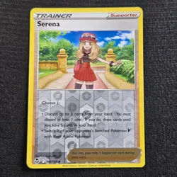 Pokemon Silver Tempest Serena 164 Reverse Holo Lightly Played - Image 1