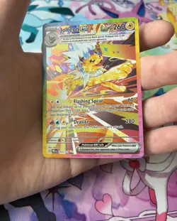Pokemon Jolteon ex 153/131 Special Illustration Rare NM Prismatic Evolutions - Image 3
