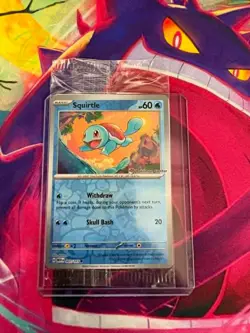 Squirtle 007/165 Pokemon Center Scarlet & Violet 151 Promo Sealed Near Mint TCG - Image 1