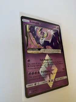 Pokemon TCG Lunala Prism Star Ultra Prism 62/156 Prism Rare Holo LP 2018 - Image 4
