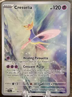 Cresselia 071/064 Sv: Shrouded Fable Illustration Rare Pokemon TCG Near Mint - Image 1