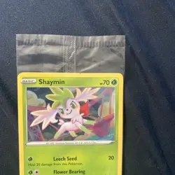 Pokemon TCG SWSH Cosmos Holo Shaymin Card #15/185 Rare Holo Sealed Promo - Image 2