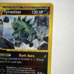 Pokemon TCG Tyranitar Expedition Base Set Reverse Holo Rare 120 HP Eng 29/165 - Image 4
