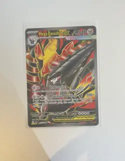 Pokemon Mega Excadrill ex 103/084 Me05: Pitch Black Holo - Image 1