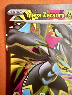 🔥 Pokemon TCG Pitch Black Mega Zeraora EX Full Art Ultra Rare EN NM 98/84 🔥 - Image 2