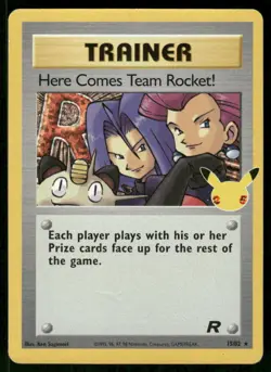 Pokemon Here Comes Team Rocket! Celebrations: Classic Collection 15/82 Holo MP - Image 1