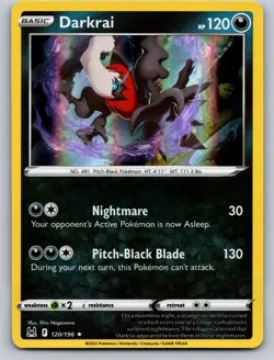 Darkrai 120/196 Holo Rare Lost Origin Holo Near Mint - Image 1