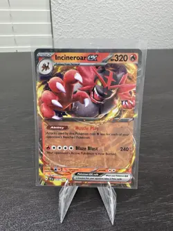 Pokemon Incineroar ex 034/162 TEF Temporal Forces NM - Image 1