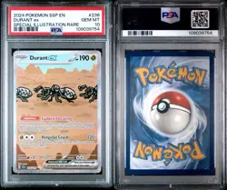 2024 POKEMON SSP EN-SURGING SPARKS #236 DURANT ex SPECIAL ILLUSTRATION RA PSA 10 - Image 3