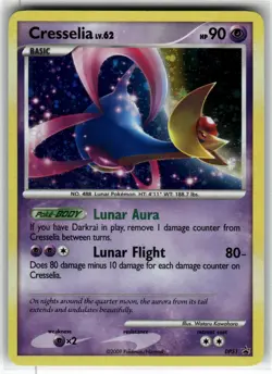 Cresselia DP51 Holo Promo Diamond and Pearl Promos Pokemon NM- - Image 1