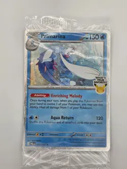 Pokemon TCG Primarina 020/084 Promo | Pitch Black | Sealed | Barnes & Noble - Image 1