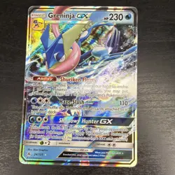 The Pokemon Company Pokemon TCG Greninja GX Ultra Rare Holo 24/131 230 HP - Image 1