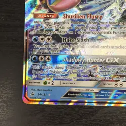 The Pokemon Company Pokemon TCG Greninja GX Ultra Rare Holo 24/131 230 HP - Image 5