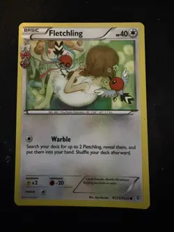 Fletchling RC25/RC32 Common Generations Pokemon TCG - Image 1