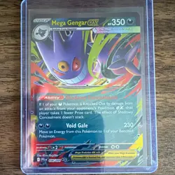 Mega Gengar EX 056/094 Me02 Phantasmal Flames Holo 350 HP English - Image 1