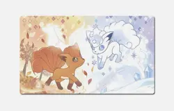 Pokemon Center Exclusive Pokemon TCG Vulpix "Seasons" Playmat BRAND NEW IN BOX - Image 1