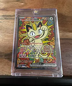 The Pokemon Company Meowth ex 121/088 Surging Sparks Illustration Rare Holo - Image 1