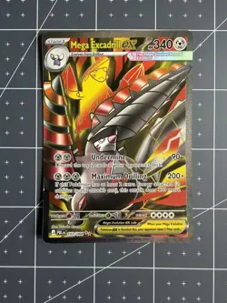 Mega Excadrill ex 103/084 Pokemon Pitch Black Full Art Ultra Rare English NM - Image 1