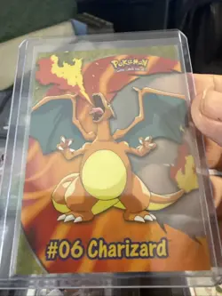 2000 Pokemon Charizard #06 Topps PC3 TV Animation Clear Card Variant C89 - Image 1