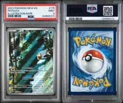 Psyduck 175/165 PSA 9 MINT Illustration Rare 2023 Pokemon Card Mew 151 - Image 3