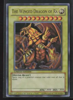 The Winged Dragon of Ra LC01-EN003 Legendary Collection 1 Yu-Gi-Oh Limited NM - Image 1