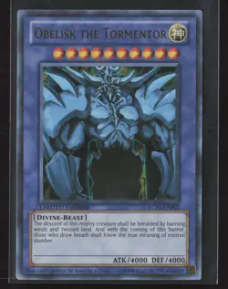 Obelisk the Tormentor LC01-EN001 Legendary Collection 1 Yu-Gi-Oh Limited NM - Image 1