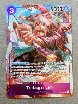 Trafalgar Law (Alternate Art) (069) OP05-069 Awakening of the New Era Foil - Image 1