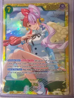 Uta (061) EB-03 EB03-061 Foil SEC NM Extra Booster: One Piece Heroines Edition - Image 1